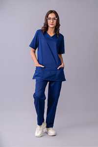 Uniformes Médicos de Verano de Talla Grande, Ecológicos, Ligeros y Modernos, Conjuntos de Uniformes Médicos de Lona Blanca de Manga Corta para Enfermeras - Product Image 4