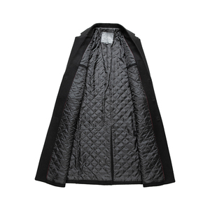 Abrigo de Gabardina de Doble Capa para Hombre, Ropa de Abrigo Larga para Invierno, OEM ODM Disponible - Product Image 5