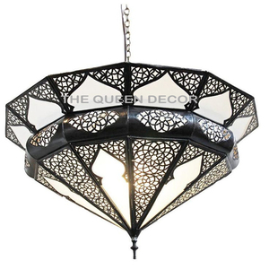 Lámpara de candelita de Metal de aluminio marroquí, mesa decorativa Vintage, lámpara marroquí, decoración del hogar de calidad Premium hecha a mano - Product Image 6