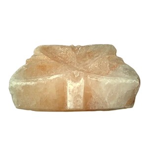 Cendrier en sel rose de l'Himalaya naturel, cendrier en pierre de sel fait à la main pour cigarettes, cigares, chicha - Product Image 3