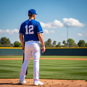 Jersey de béisbol sublimado personalizado, uniforme de línea de rayas personalizado, pantalones, ropa deportiva, uniforme de béisbol con botones de entrenamiento - Product Image 5