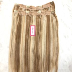 Extensión de cabello Remy de doble estiramiento recto sedoso de alta calidad 100%-Paquete de cabello con Clip vietnamita crudo con UPS FedEx DHL Shipping - Product Image 4
