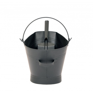 Cubo de Carbón de Hierro Metálico con Acabado Antiguo de Latón con Asa, Juego de Chimenea Hecho a Mano de Alta Calidad y Accesorios, Cubo de Carbón - Product Image 4