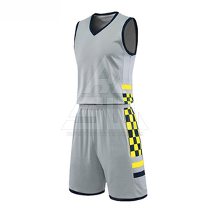 Maillot de basketball personnalisé sublimé, col en V, sans manches, anti-humidité, unisexe adulte, avec numéros d'équipe imprimés, en polyester - Product Image 6