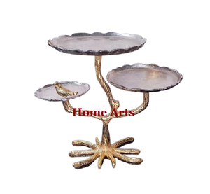 Support à gâteau en aluminium de conception nouvelle, taille personnalisée, forme ronde, support à fruits pour fournisseur en gros - Product Image 4