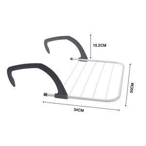 Stendibiancheria da Balcone Minimalista Multifunzione in Acciaio Inossidabile Leggero e Resistente 50x33cm con Stendino da 3 Metri per Asciugatura - Product Image 5