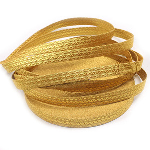 Regimental Gold Trim Lace Braid Galon 20 mm Lace Uniform Decoration Trenzas de encaje francés para la venta - Product Image 4