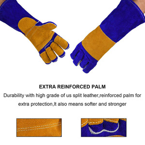 Gants de soudage en cuir OEM les plus vendus avec doublure imperméable, antidérapante et résistante à la chaleur pour la conduite - Product Image 4