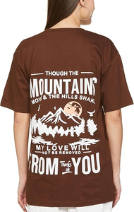 T-shirts oversize pour femmes très vendus, épaules tombantes, manches courtes, imprimé graphique, vêtements décontractés, 240 grammes, 100% coton tricoté - Product Image 4