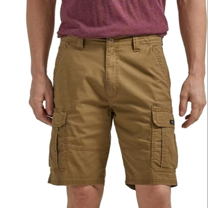 Shorts cargo en denim 100% coton pour homme 2025, coupe droite, extensible, taille mi-haute, style décontracté, respirant, tissé, lavage clair, printemps été - Product Image 1