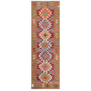 Alfombra Kilim de Maimana, Afganistán, 200 x 66 cm, Juego de Alfombras - Product Image 1