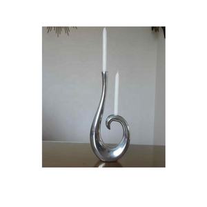 Bougeoir fait main au design moderne et élégant de haute qualité Bougeoir moderniste en fonte d'aluminium solide lourd au prix de gros - Product Image 1