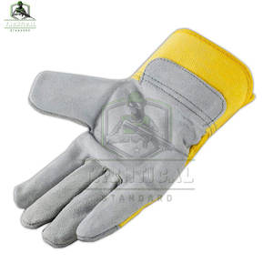 Guantes de Seguridad de Cuero Hechos a Medida con Su Propio Logotipo, Transpirables y Cómodos, Sin Silicona ni Polvo - Product Image 3