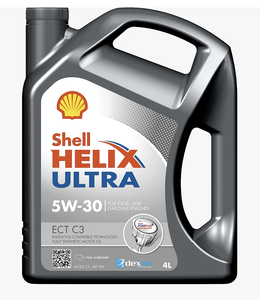 Lubricante Automotriz Sintético Ultra ECT C3 5W-30, Paquete de 4 Botellas de 4 Litros - Product Image 1