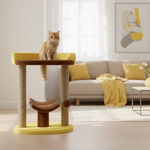 High-quality Amistar Sunny Mocha <b>Cat</b> Tower <b>scratching</b> <b>post</b> <b>for</b> <b>cats</b> of all sizes and breeds. - Product Image 4