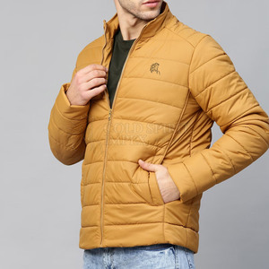 Chaqueta Acolchada de Invierno para Hombre, Estilo Urbano, Hecha a Medida, Tela de Lona de Alta Calidad, Cuello Alto, Transpirable, de Secado Rápido - Product Image 3