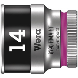 WERA 8790 HMA HF Inserto para llave de tubo de 6 puntas de 1/4 pulgada, 14 mm de ancho y 23 mm de largo - Product Image 1