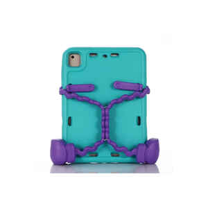 Étui pour enfants Netzy pour iPad 6 et iPad Air 2, coque de tablette en EVA antichoc et silicone protecteur, style dessin animé mignon et luxueux - Product Image 1