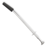 Alat Suntik Bolus Domba Domba Kambing Stainless Steel Grosir, Dapat Digunakan Kembali, dengan Kepala Karet untuk Perawatan Hewan Kecil