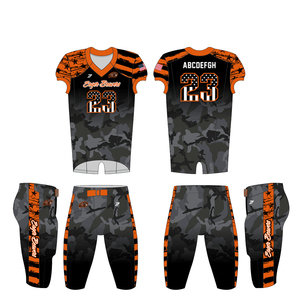 Uniforme de Fútbol Americano con Diseño y Logotipo Personalizados, Sublimación, Número, Estilo Único, Uniforme Profesional de Fútbol Americano - Product Image 1