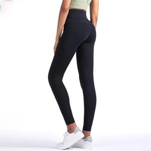 Mallas de compresión para mujer, pantalones elásticos de cintura alta para gimnasio, ropa de Yoga, pantalones con control de barriga - Product Image 5