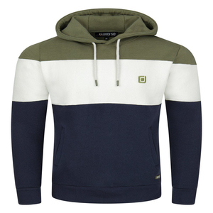 เสื้อผ้าแนวสตรีทฮิปฮอปผู้ชายเสื้อมีฮู้ดแบบสวมหัวเสื้อแจ็คเก็ตคู่ผ้าคอตตอนหลากสีทรงหลวมผ้าฟลีซระบายอากาศไหล่ตก - Product Image 1