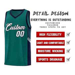 ชุดบาสเก็ตบอลใส่ได้ทั้งชายและหญิงเสื้อทีมอุ่นระบายอากาศได้ดีมีตัวเลือกขนาดใหญ่พิเศษชุดเครื่องแบบใส่สบาย - Product Image 6