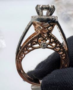 แหวนหมั้นเพชรแท้14K & 18K หรูหราและหรูหราผลิตภัณฑ์แหวนเพชรระดับไฮเอนด์ - Product Image 2