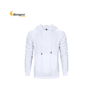 Sudaderas con capucha de lana para hombre, ropa de calle de Hip-Hop de Color sólido a la moda - Product Image 4