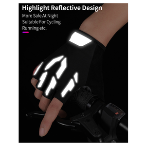 ถุงมือขี่จักรยานสำหรับผู้ชายผู้หญิงใช้ออกกำลังกายเล่นโยคะปีนเขา - Product Image 6