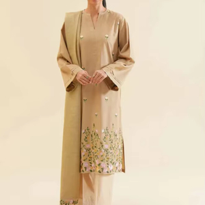 Vestido Casual Ligero y Cómodo de la Mejor Calidad para Mujer, Colección de Invierno, Traje Kameez Shalwar Sencillo y Regular para Fiesta, Venta al por Mayor - Product Image 1