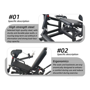 <strong>Leg</strong> <strong>Extension</strong> and Curl Machine, Lower Body Special <strong>Leg</strong> Machine, Adjustable <strong>Leg</strong> <strong>Exercise</strong> Bench with Plate Loaded - Product Image 3