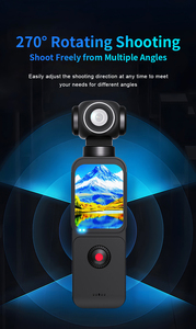New 5k <b>Camera</b> FOV85 Lens Rotatable 270 Night Vision Video Recorder Pocket Face Tracking Sport Action <b>Camera</b> - Product Image 5
