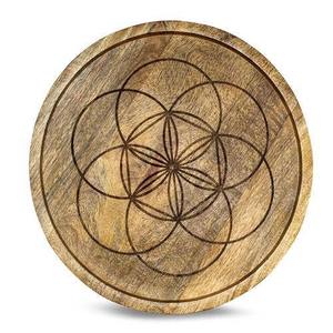 จานไม้สำหรับอาหารค่ำแบบเรียบง่ายสำหรับงานแต่งงานที่เสิร์ฟพร้อมที่ชาร์จแผ่นไม้และมะม่วงสำหรับงานปาร์ตี้ - Product Image 4