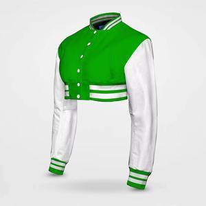 Veste d'hiver en tricot respirante à col rond et manches longues pour femme, style baseball, imperméable et écologique - Product Image 4