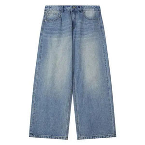 Pantalon en jean slim pour homme de haute qualité, personnalisé, avec boutons décoratifs, style baggy, jean skinny de printemps, directement du fabricant pour tous - Product Image 2