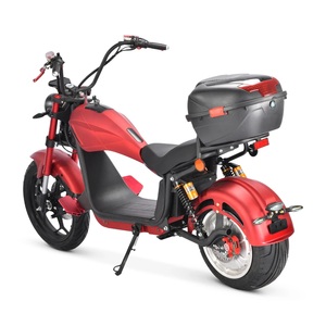 Blue <b>Electric</b> City Bike Scooter 60 V 2000 W Rear Hub Motor Single Speed Fat Tire Adult Commuter <b>Waterproof</b> New Long Range - Product Image 3