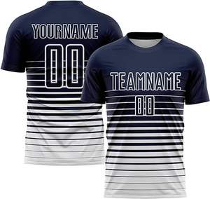 Uniformes de Fútbol Personalizados al por Mayor, 100% Poliéster, de Secado Rápido, Cómodos, para Hombre, Opción de Diseño en Blanco - Product Image 2