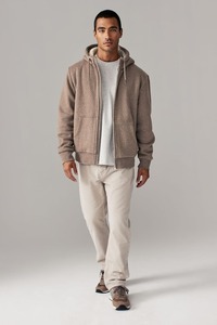 Sudadera con capucha para hombre, sudadera con cremallera completa, Sudadera con capucha de lana, bolsillo liso con cremallera, deportes y exteriores, vacaciones diarias, ropa de calle de poliéster - Product Image 6