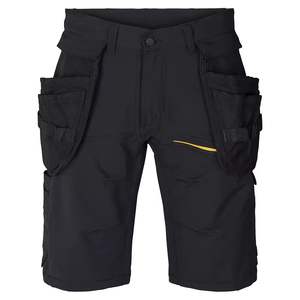 Pantalones Cortos Cargo Elásticos de Cintura Alta de Spandex/Poliéster para Hombre, Verano 2023, Estilo Urbano Informal con Múltiples Bolsillos - Product Image 4