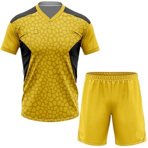 เครื่องแบบฟุตบอลของผู้ชายผ้าโพลีเอสเตอร์แห้งเร็วเสื้อฟุตบอลแบบสั่งทำใหม่ - Product Image 1