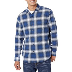 Camisa de Franela de Manga Larga Casual para Hombre, 100% Algodón, de Alta Calidad, Cómoda y Transpirable, Venta al Por Mayor de Fábrica 2026 - Product Image 3