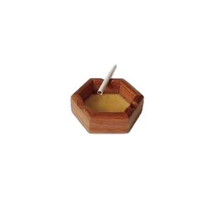 Cenicero de escritorio de madera hecho a mano de alta calidad con diseño clásico, trabajo de tallado de formas personalizable, Color y logotipo personalizados - Product Image 4