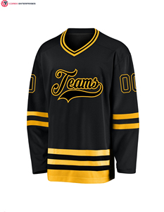 Jersey de Hockey y Hockey sobre Hielo Reversible Personalizado de Secado Rápido, Sublimado, Antibacterial, Transpirable, 100% Poliéster - Product Image 3