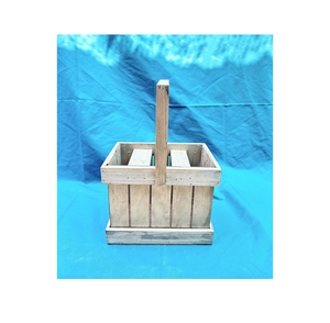 Precio al por mayor Caja de macetas de flores de madera para almacenamiento de plantas y plántulas Cajas de flores de paisaje - Product Image 1