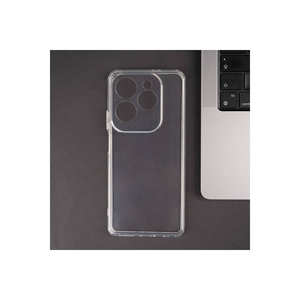 Coque de protection en silicone transparente anti-choc de 2 mm pour Infinix Hot 40 Pro 5G, anti-traces de doigts, coque arrière en silicone souple, élégante 'Ins' - Product Image 1