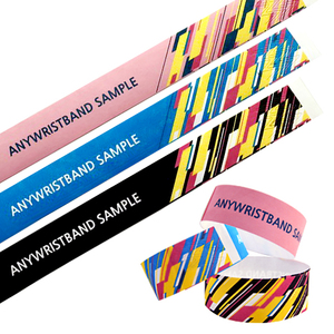 Bracelet Festival Bracelet Tyvek solide-Bracelet pratique de 25mm Billet d'admission Les fêtes et événements évitent la réutilisation - Product Image 1