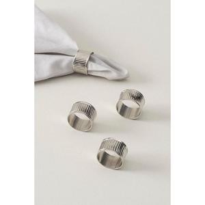 Servilleteros de acero inoxidable con artesanía refinada e ideales para ocasiones formales como bodas o reuniones navideñas - Product Image 2