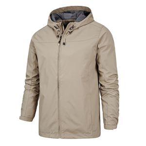 Men's Stylish <b>Lightweight</b> Nylon Hooded Windbreaker <b>Jacket</b> for Winter Breathable Canvas for Outdoor Sports & <b>Running</b> - Product Image 4