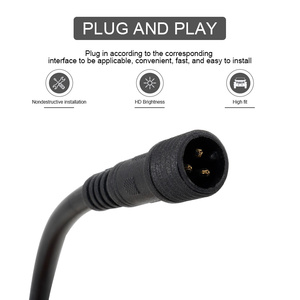 E24-mark Bird View LED ánh sáng phụ trợ flash Strobe LED sương mù ánh sáng W/bảo vệ bảo vệ cho Kawasaki Ấn Độ Bob Hoàng Gia enfield - Product Image 6